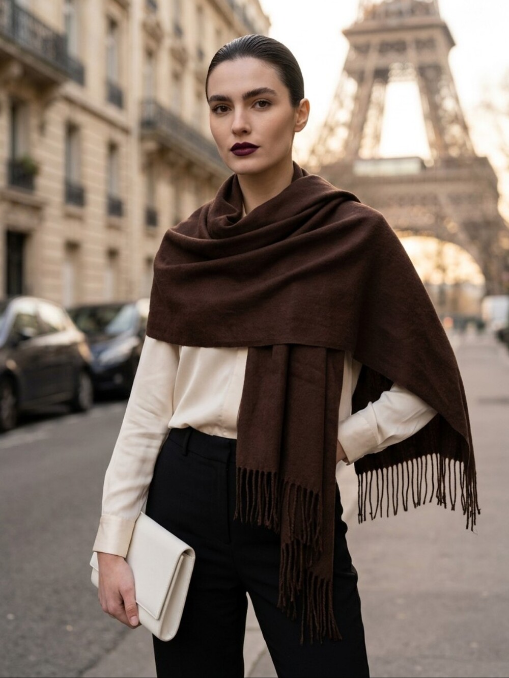 Brown wrap/scarf